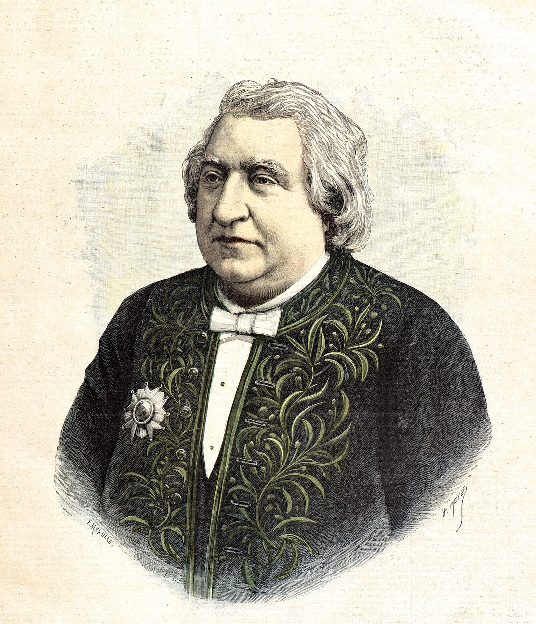 Ernest Renan portréja alkotó: Henri Meyer