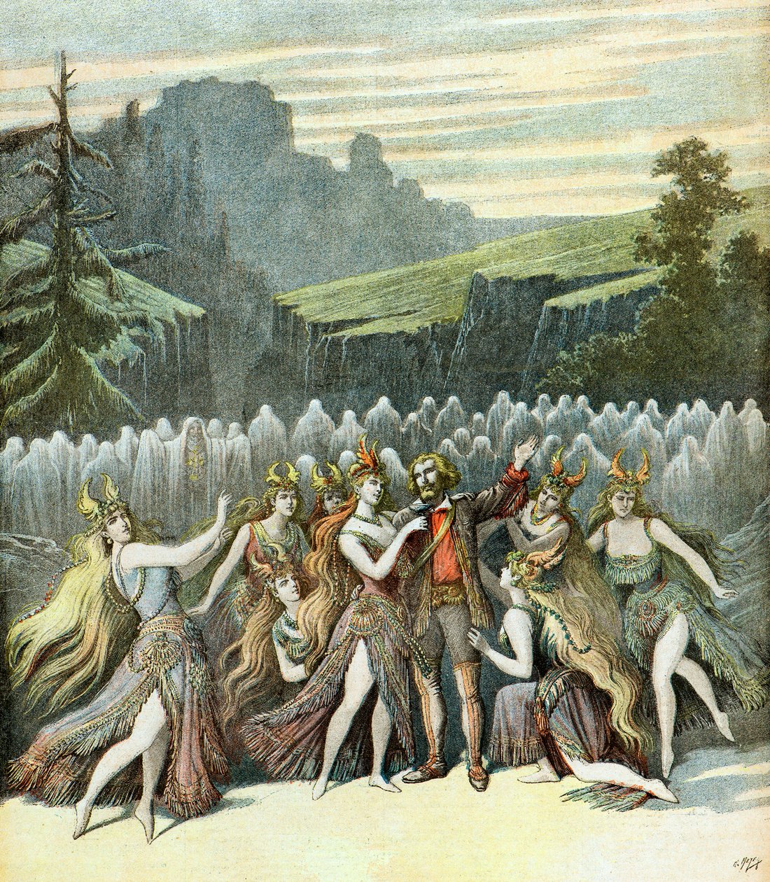 A komikus opera ábrázolása 