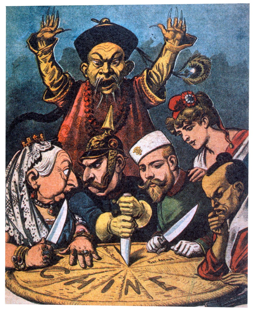 A kínai torta, 1898 alkotó: Henri Meyer