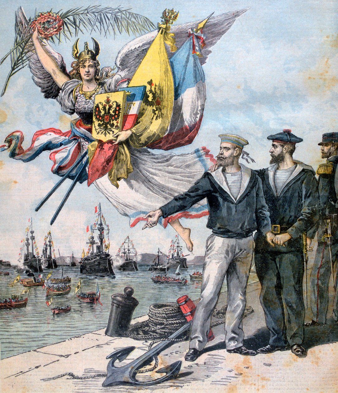 A francia-orosz antant, 1893 alkotó: Henri Meyer