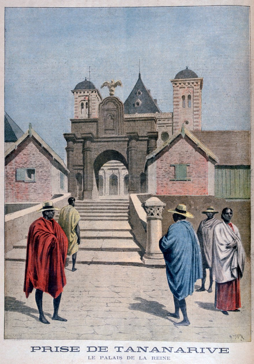 A Queens Palace, Tananarive, Madagaszkár, 1897 alkotó: Henri Meyer