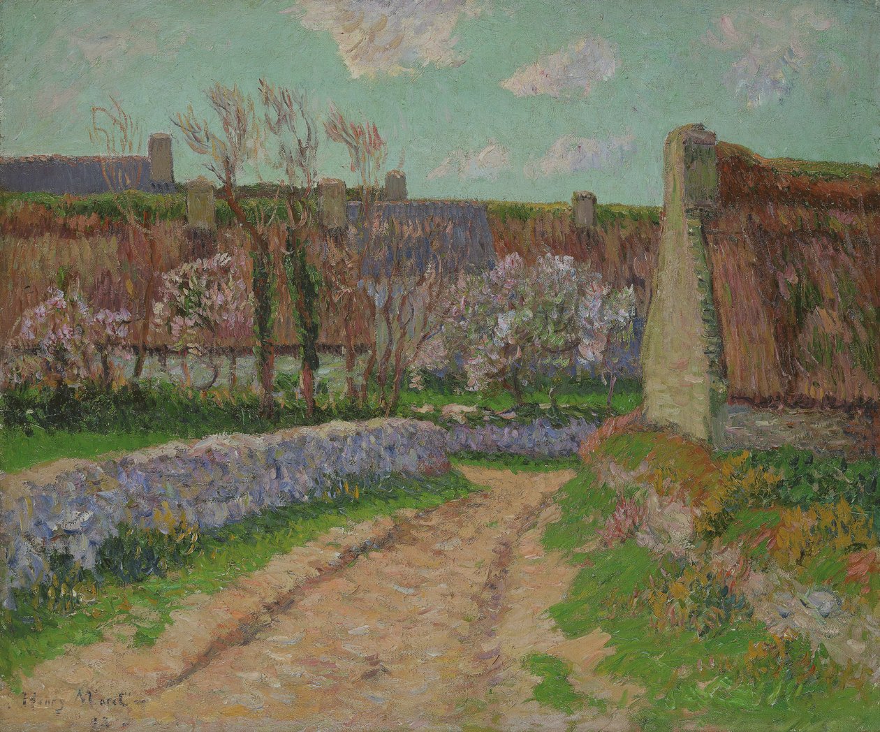 "Clohars falu", 1898 alkotó: Henri Moret