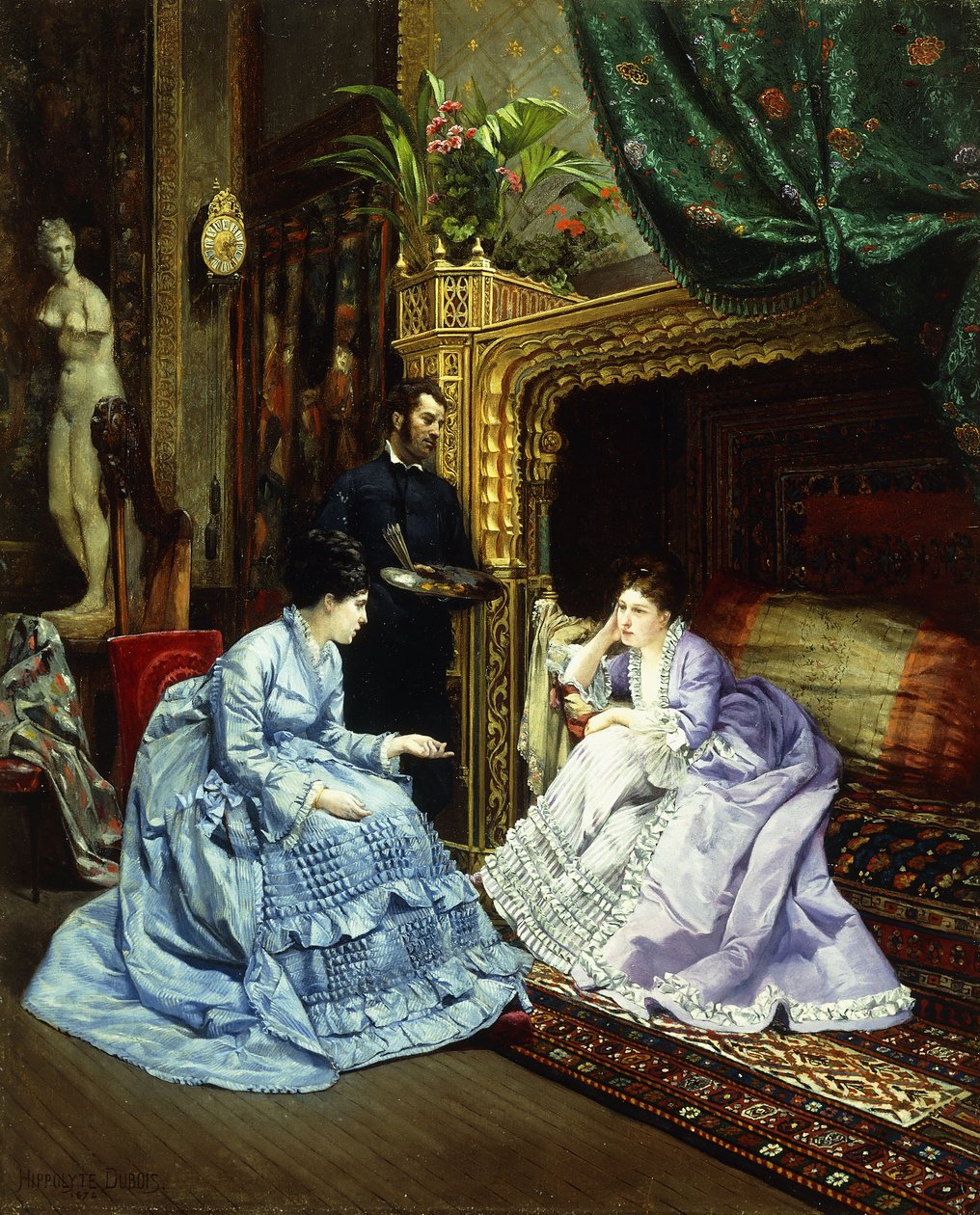 A Művész Stúdiója, 1874 alkotó: Henri Pierre Hippolyte Dubois