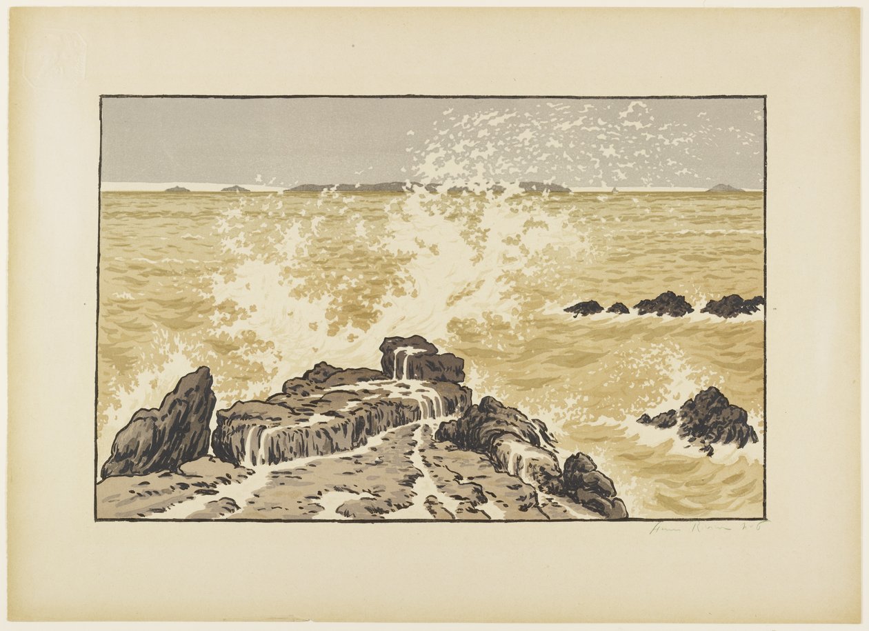 La Vague (A hullám) alkotó: Henri Rivière