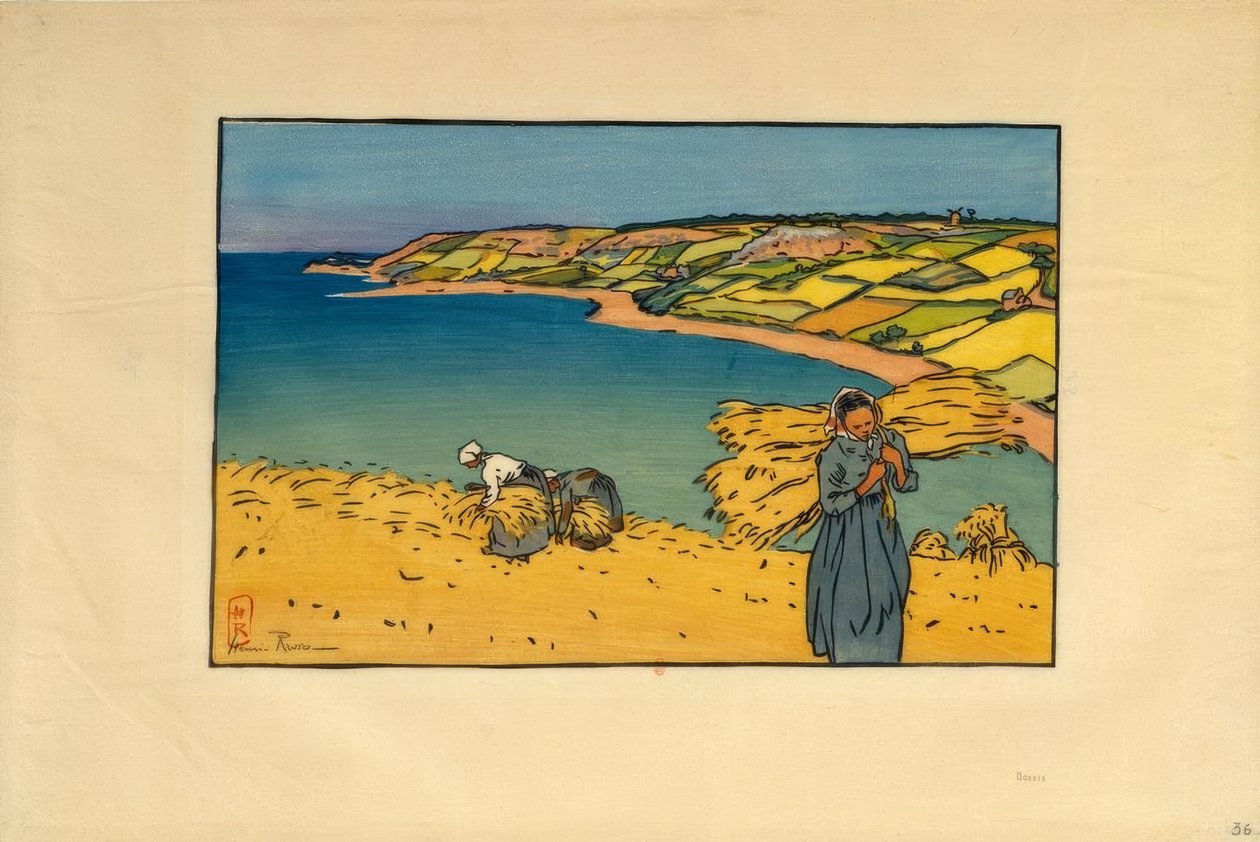 Launay-öböl (Loguivy) alkotó: Henri Rivière