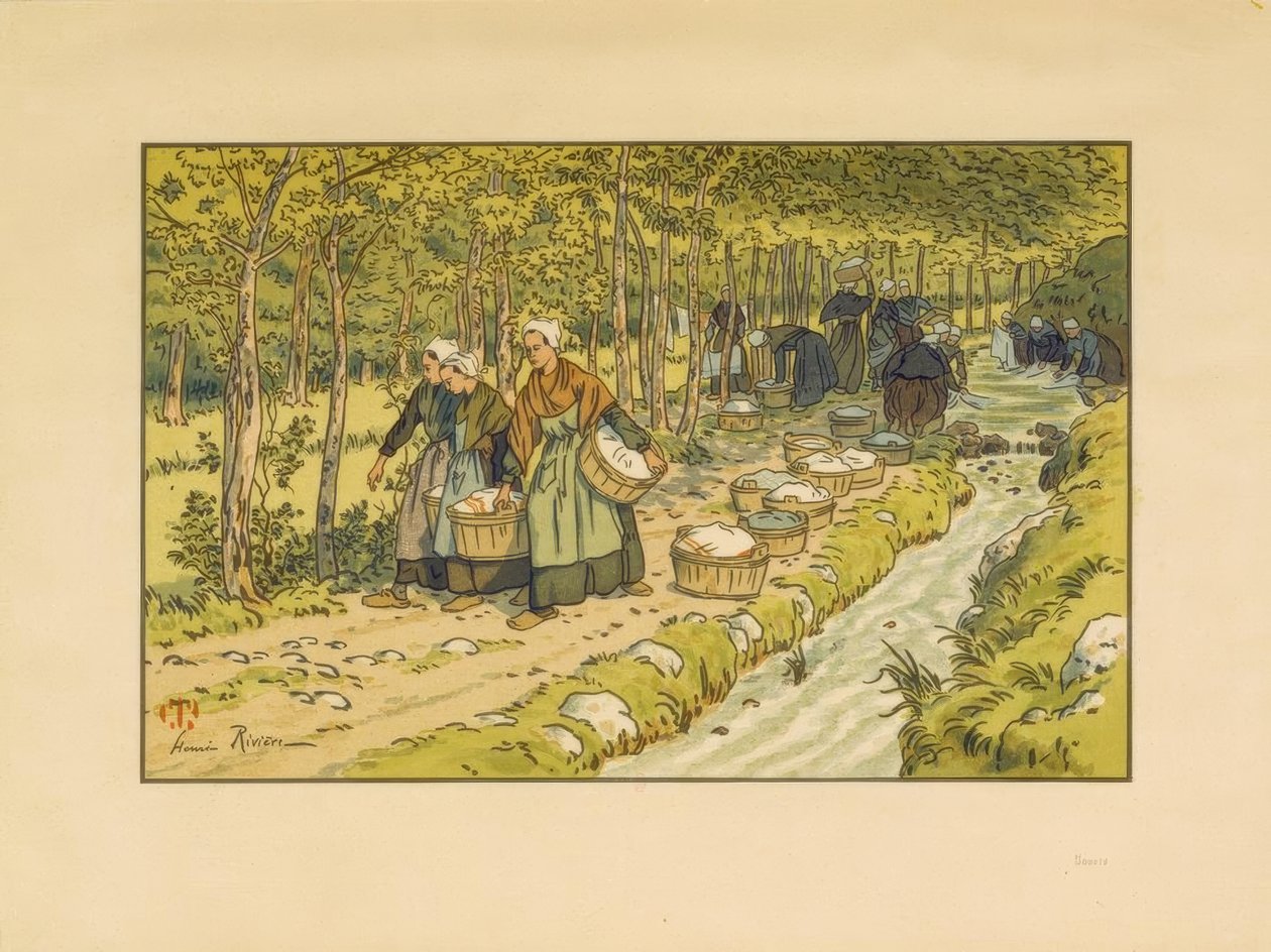 Mosoda a Tréboulban alkotó: Henri Rivière