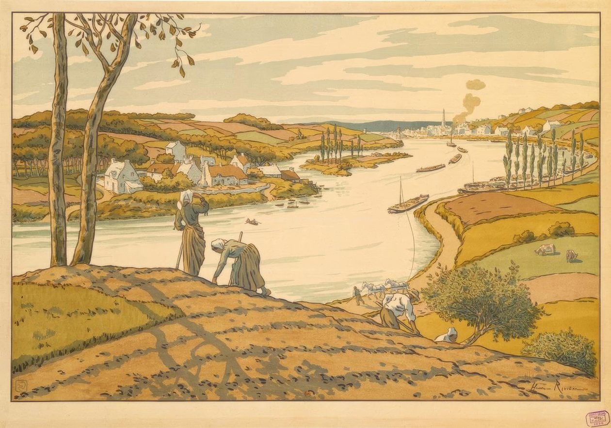A folyó alkotó: Henri Rivière