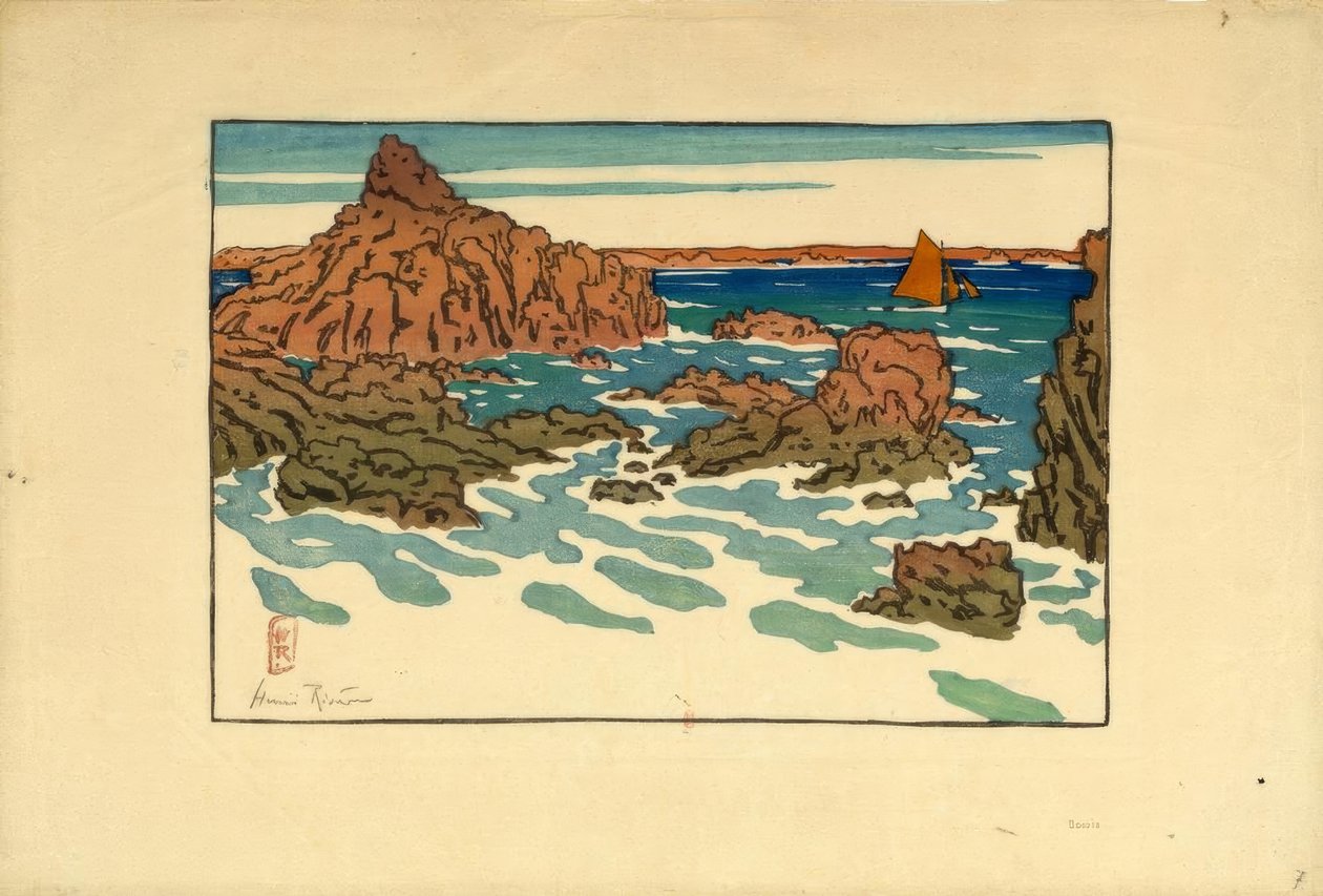 Le Perron (Saint-Briac) alkotó: Henri Rivière