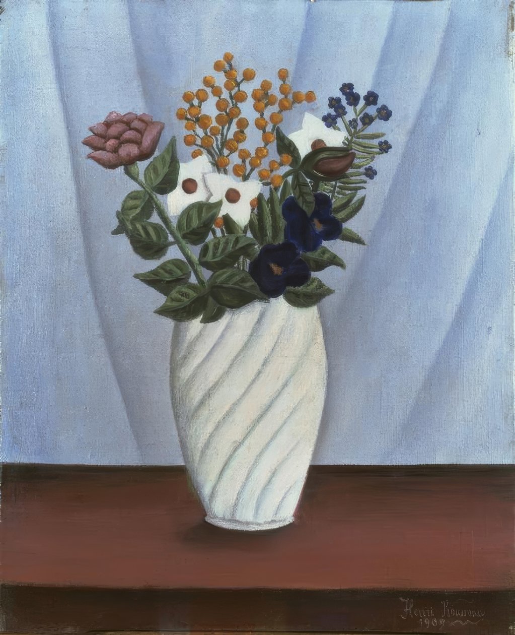 Csokor virág alkotó: Henri Rousseau
