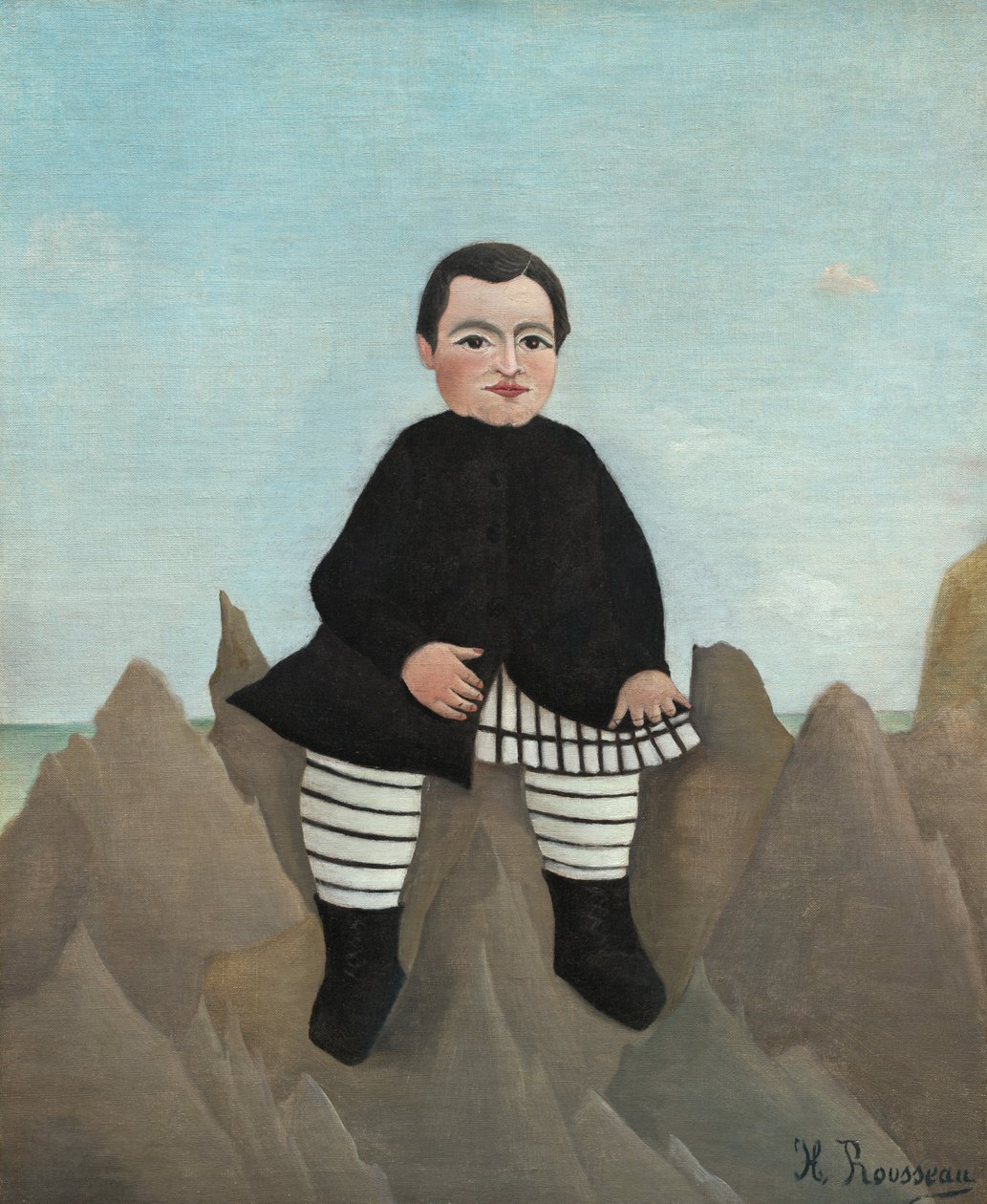 Fiú a sziklákon alkotó: Henri Rousseau
