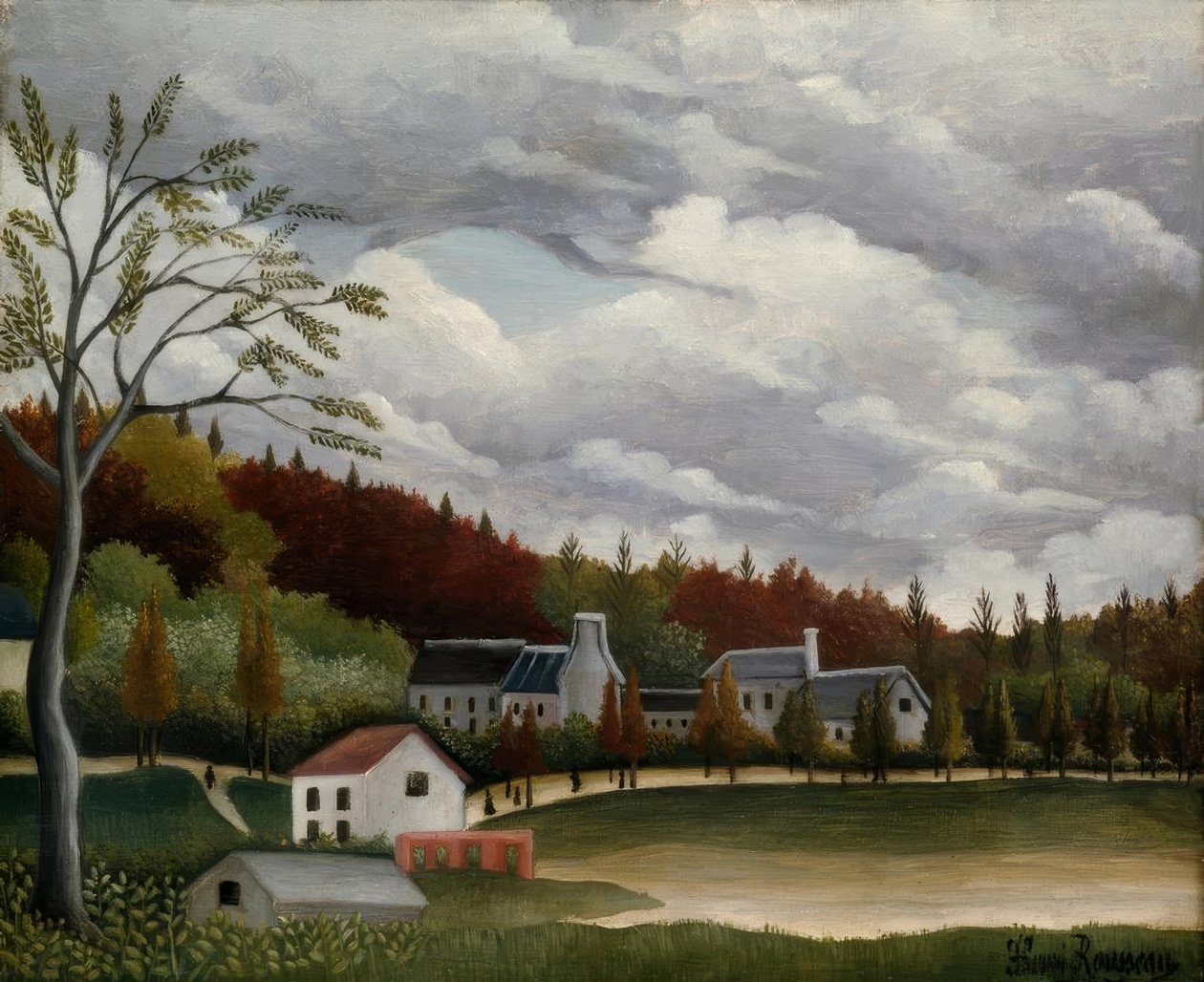 A Bièvre Gentilly közelében alkotó: Henri Rousseau