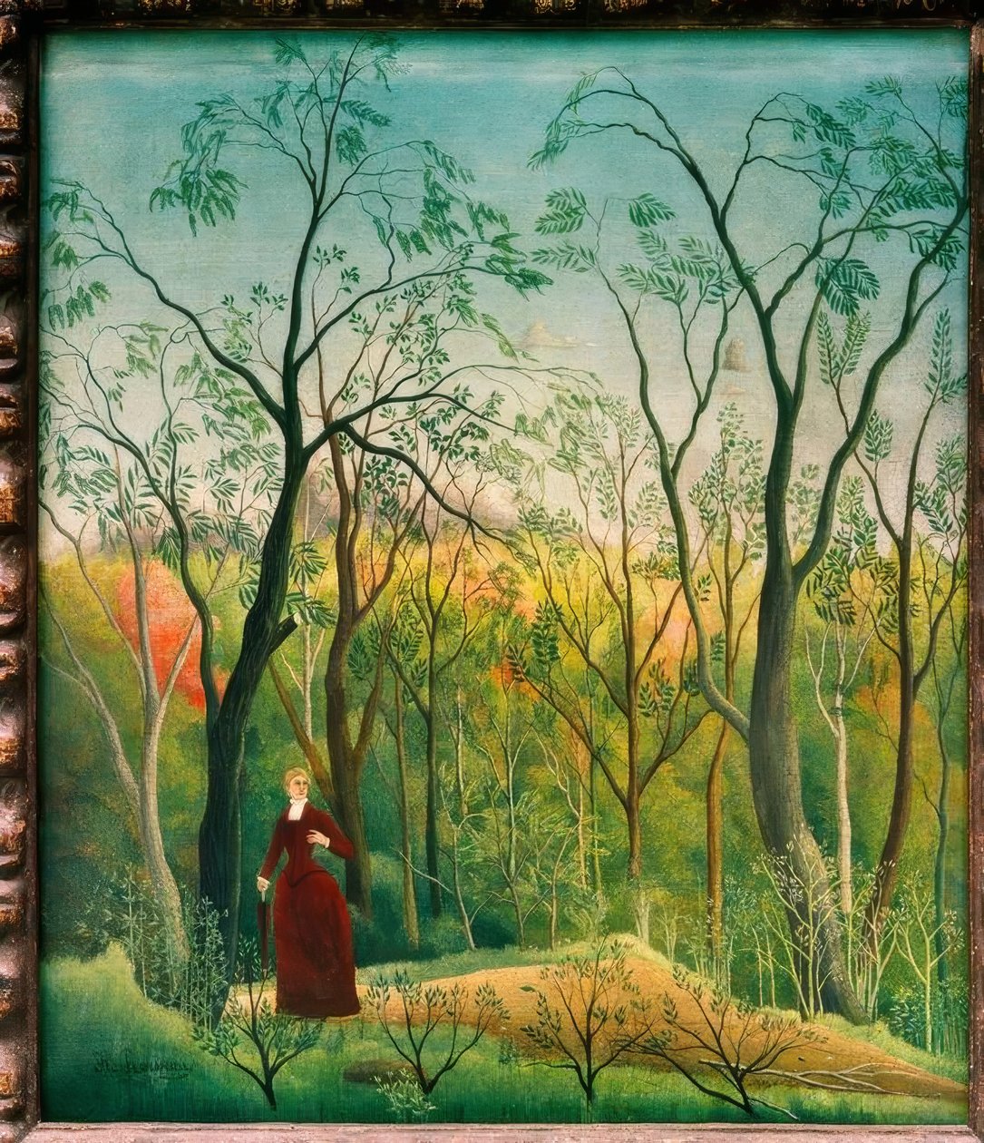 Séta az erdőben alkotó: Henri Rousseau