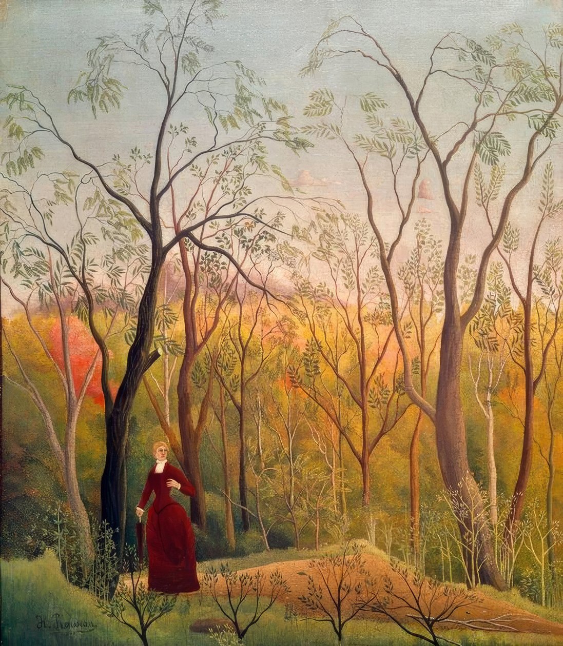 Séta az erdőben alkotó: Henri Rousseau