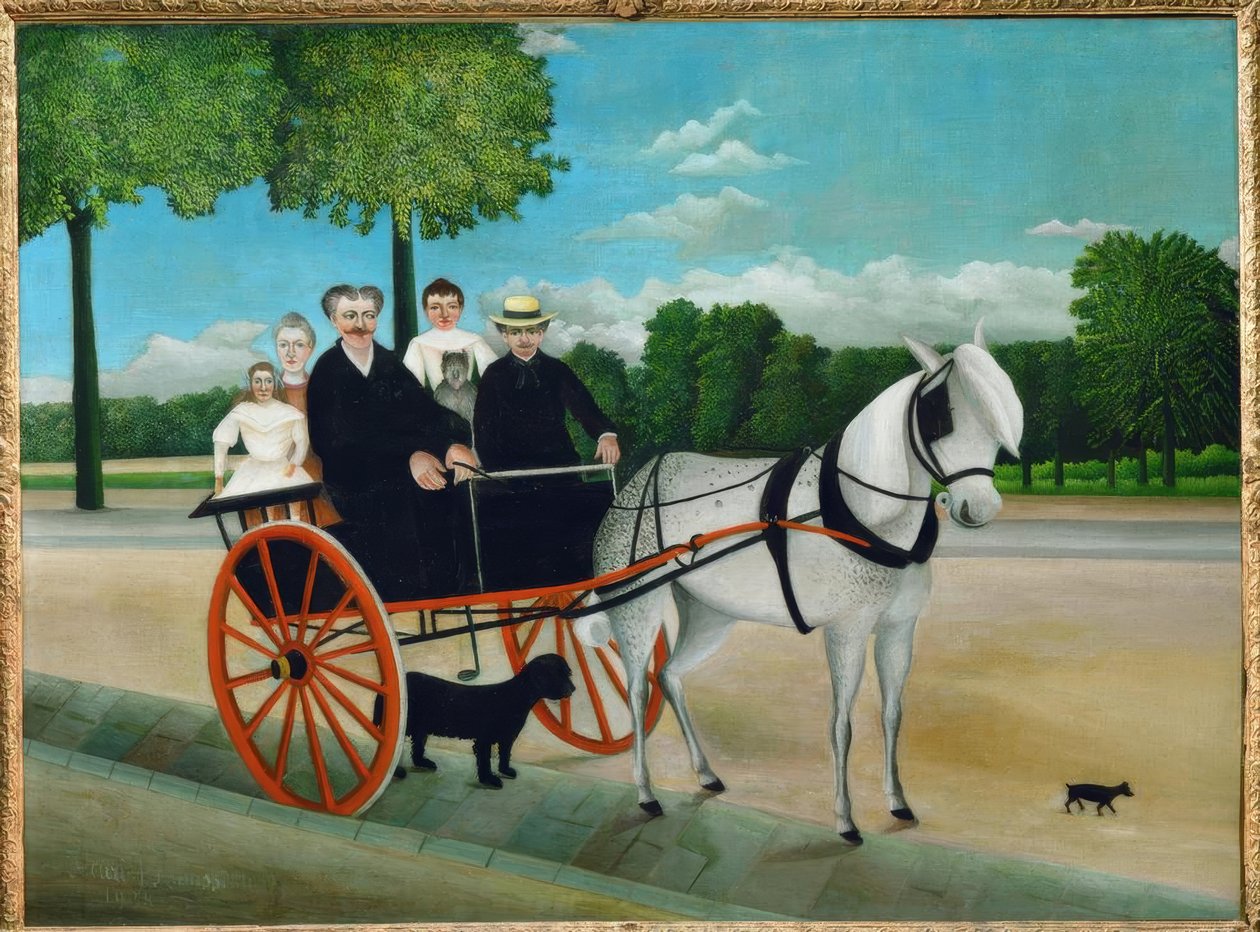 Juniet atya szekere alkotó: Henri Rousseau