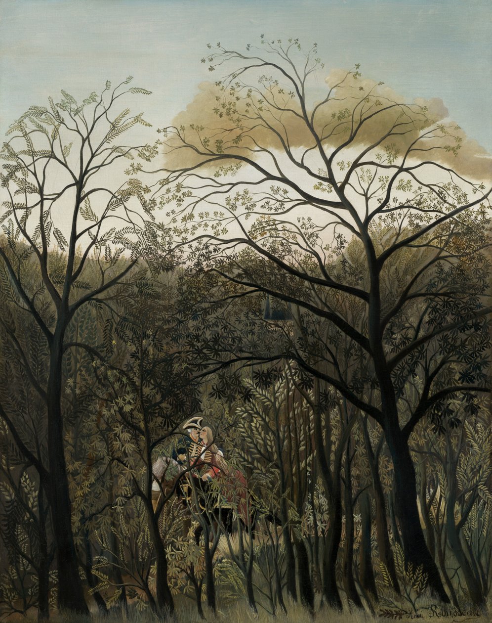 Találkozás az erdőben alkotó: Henri Rousseau