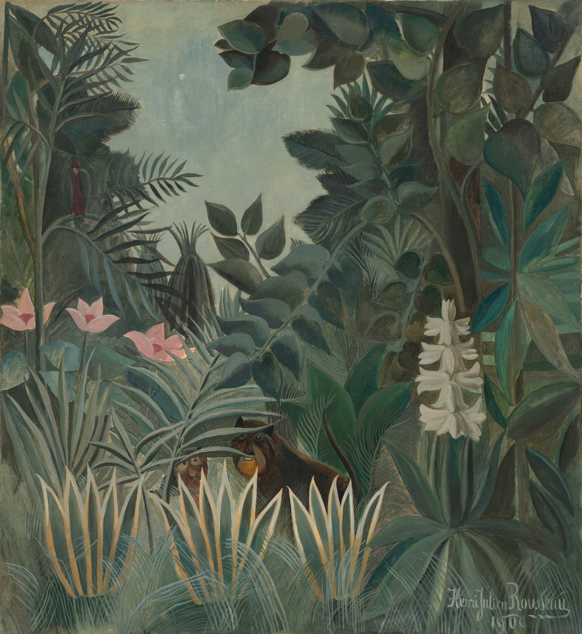 Az Egyenlítői dzsungel alkotó: Henri Rousseau