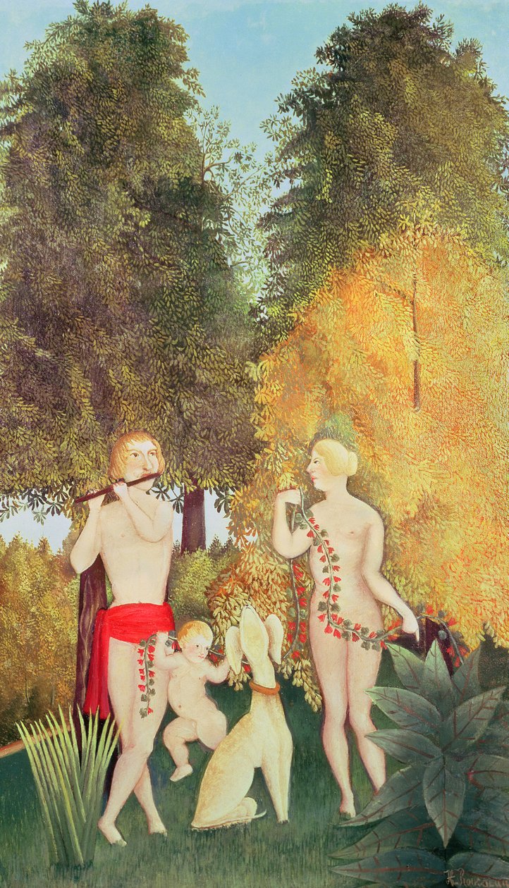 A boldog kvartett, 1902 alkotó: Henri Rousseau