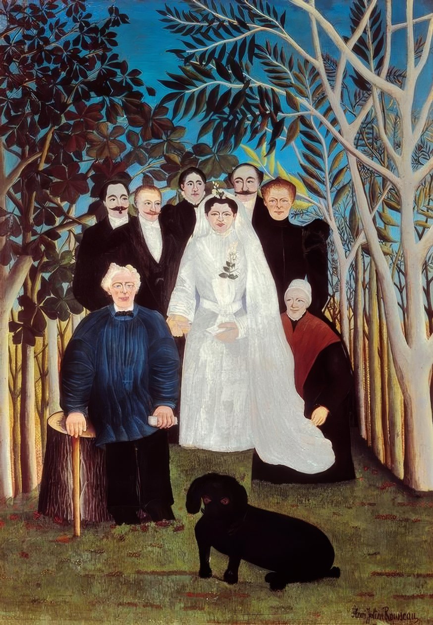 Esküvő vidéken alkotó: Henri Rousseau