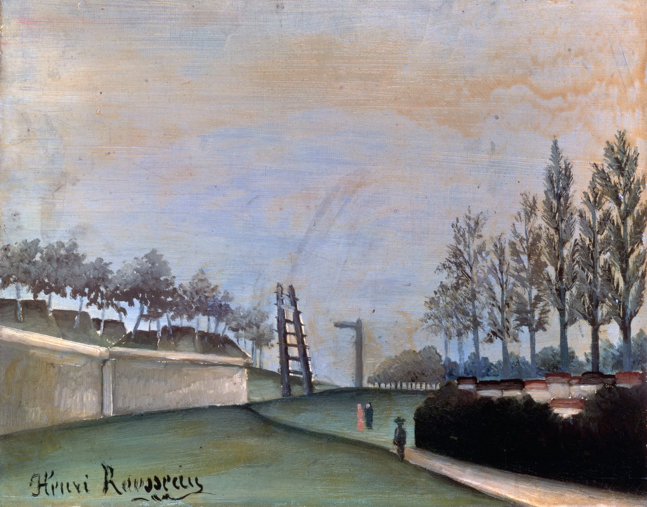 Vanves látképe, 1909. alkotó: Henri Rousseau