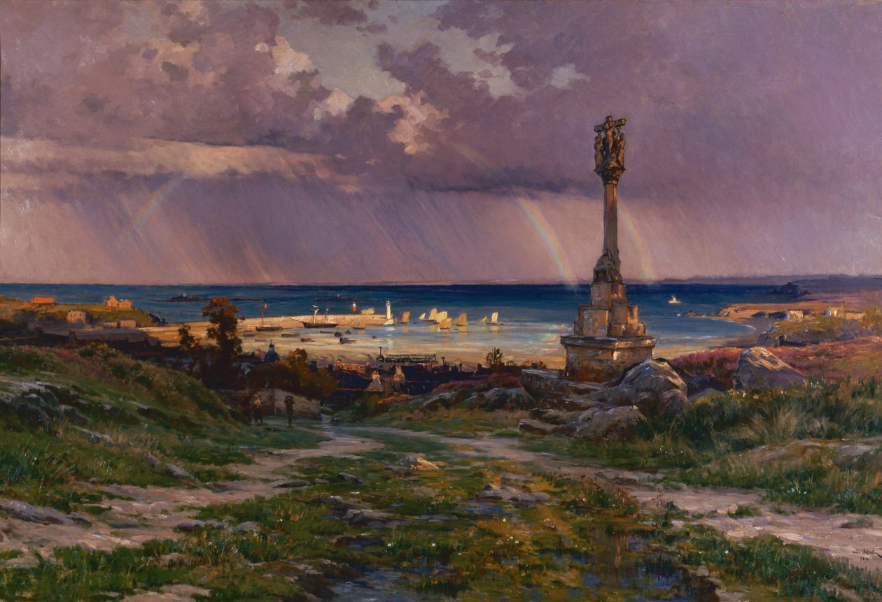 A portrieux-i vihar után alkotó: Henri Saintin