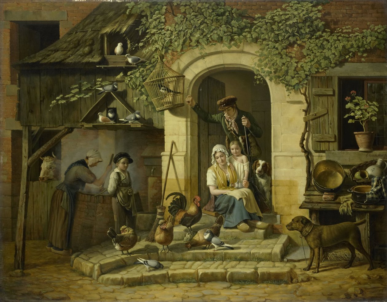 Egy vadász otthona alkotó: Henri Voordecker