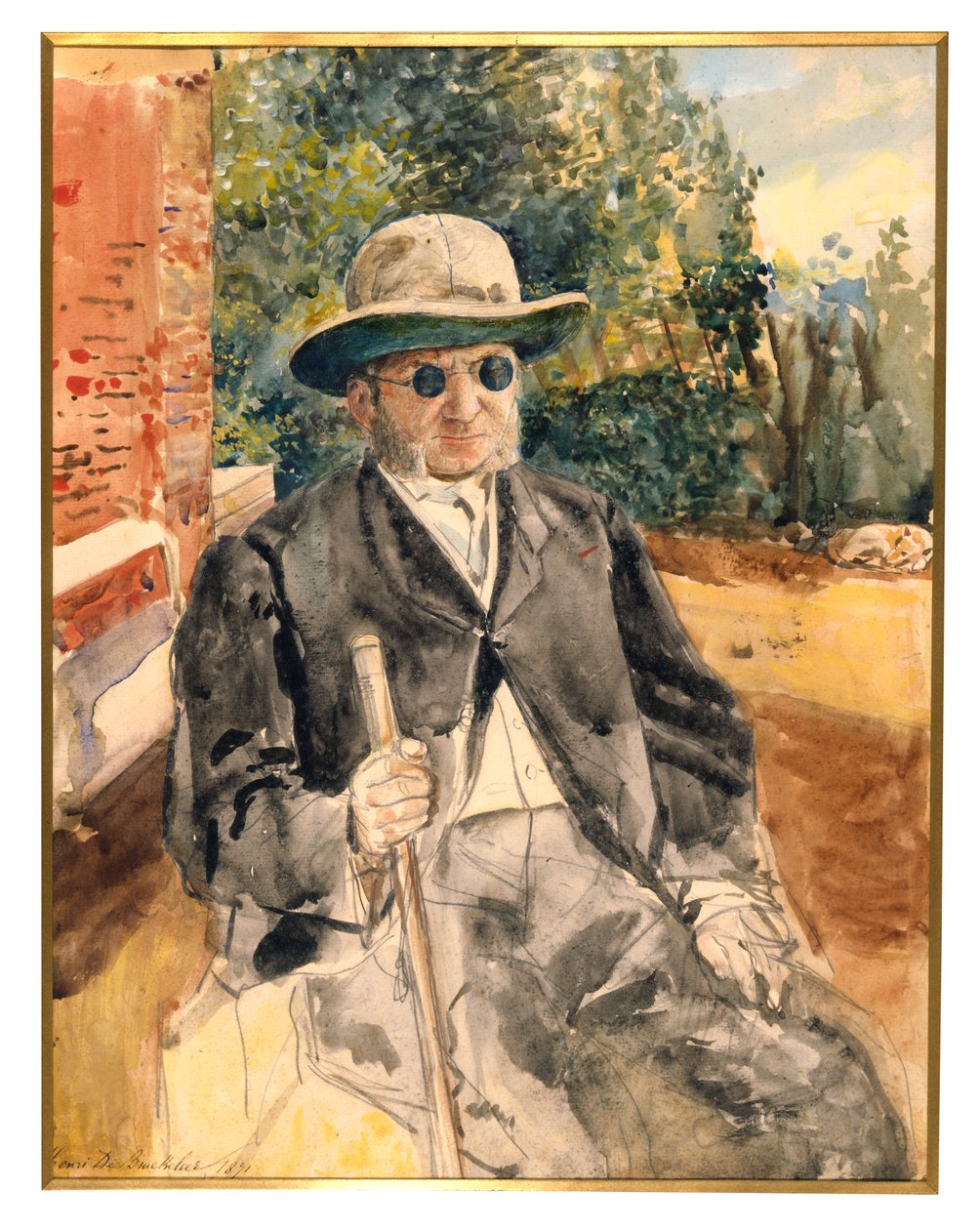 Gustave Couverts alkotó: Henri de Braekeleer