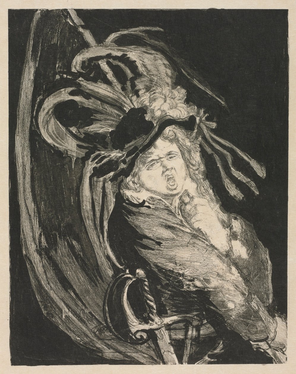Szabványhordozó, 1893. alkotó: Henri de Groux