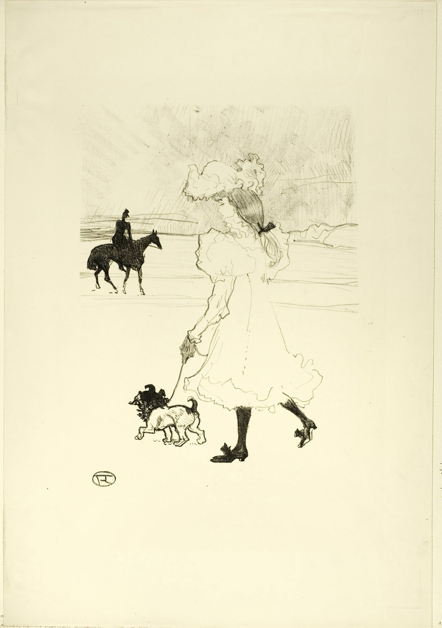 Az erdőben alkotó: Henri de Toulouse Lautrec