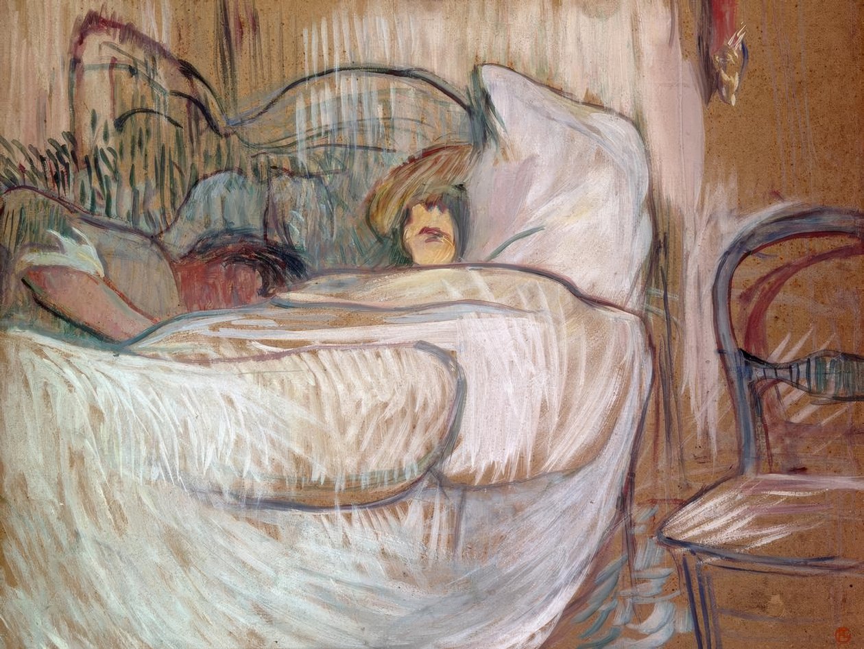 Ágyban alkotó: Henri de Toulouse Lautrec