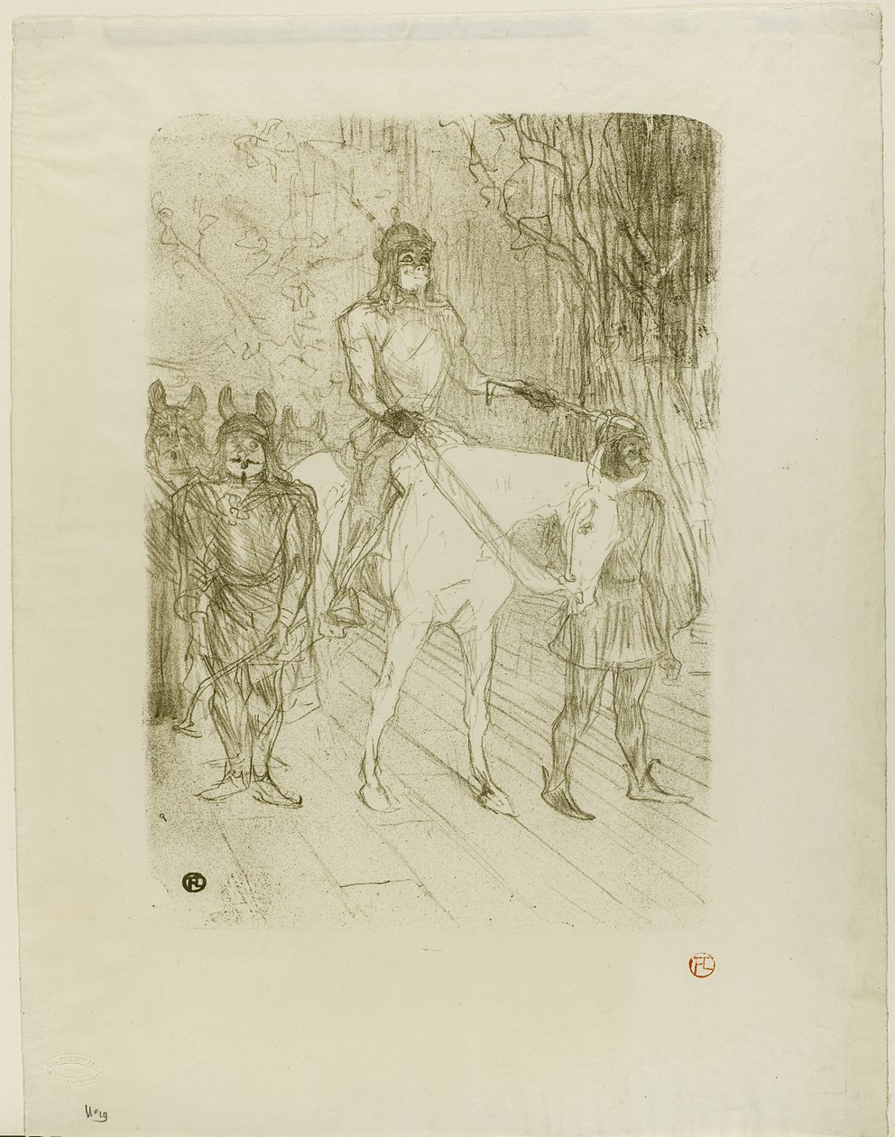 Brasseur belépője Chilpéricben alkotó: Henri de Toulouse Lautrec