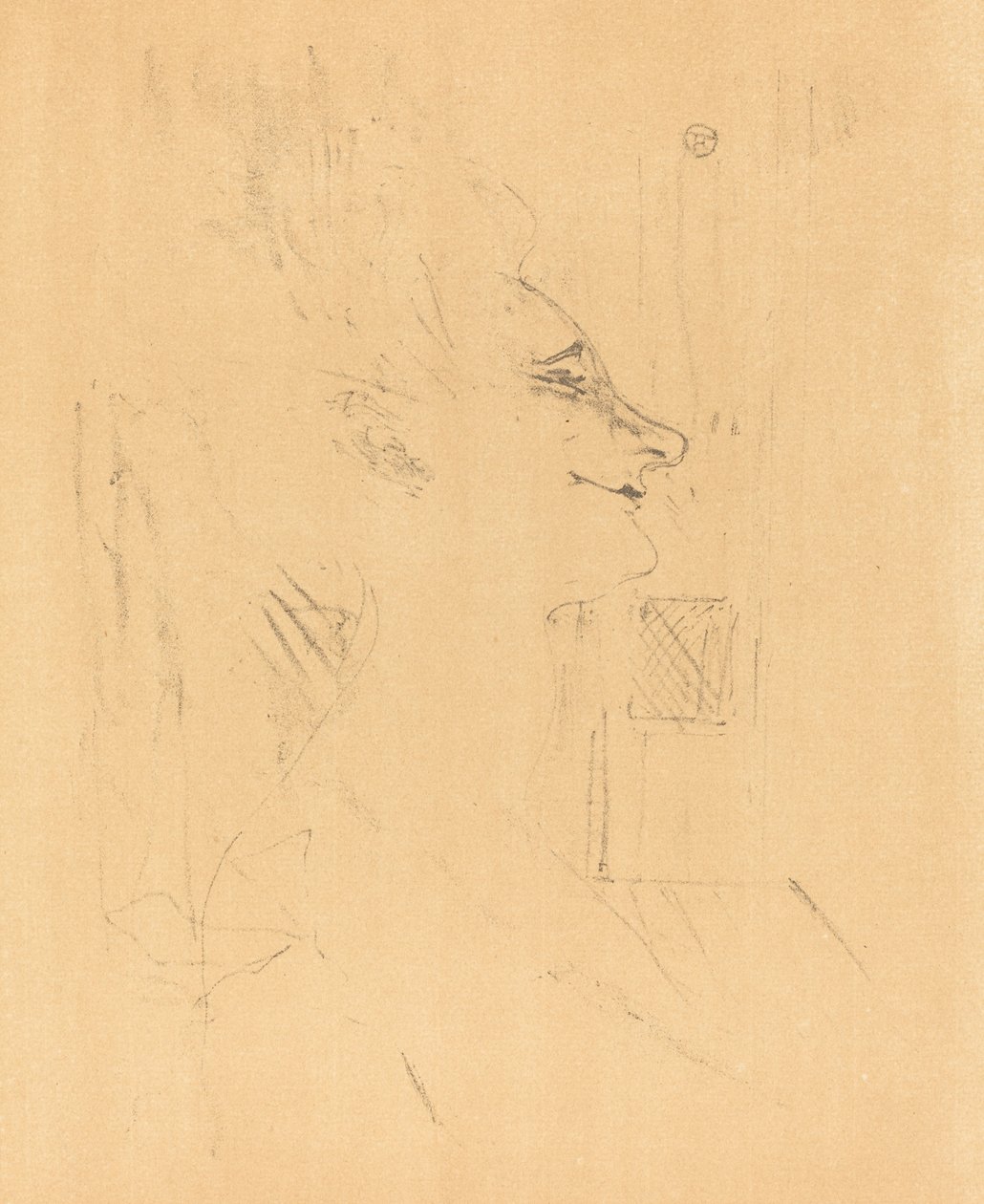 Részeg Soularde, 1898. alkotó: Henri de Toulouse Lautrec
