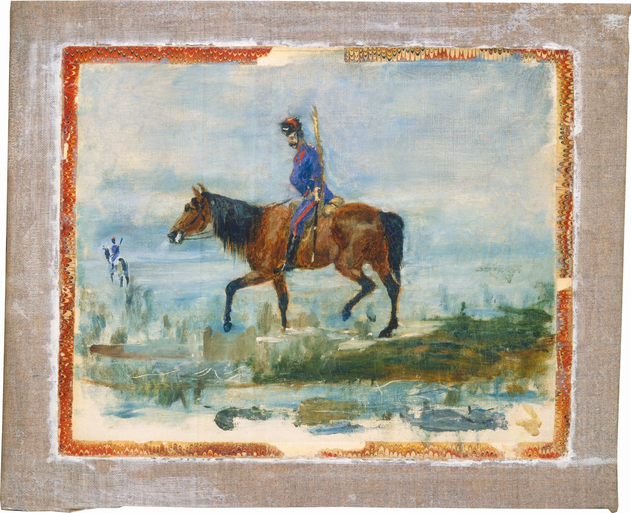 Huszárok alkotó: Henri de Toulouse Lautrec