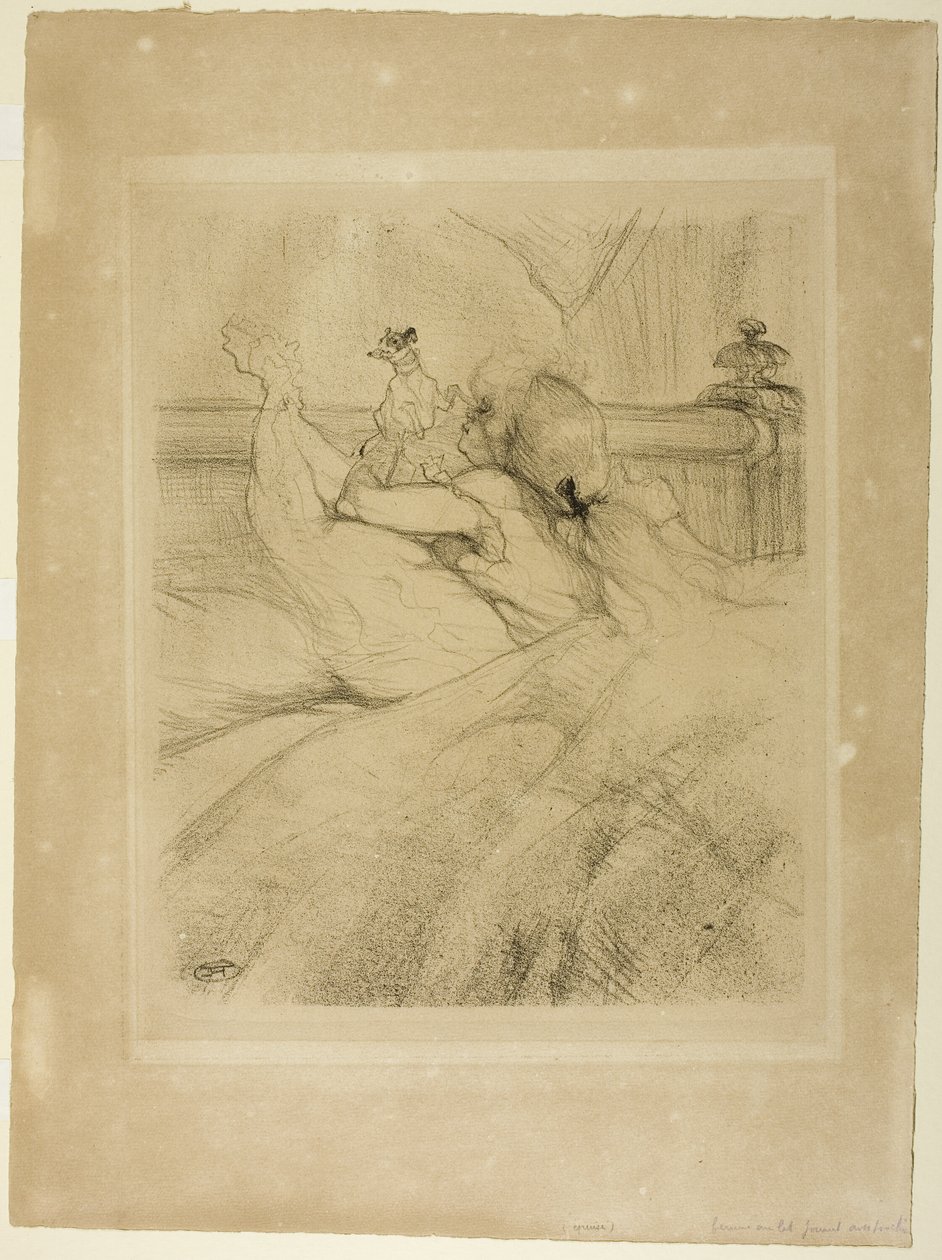 Ágyban alkotó: Henri de Toulouse Lautrec