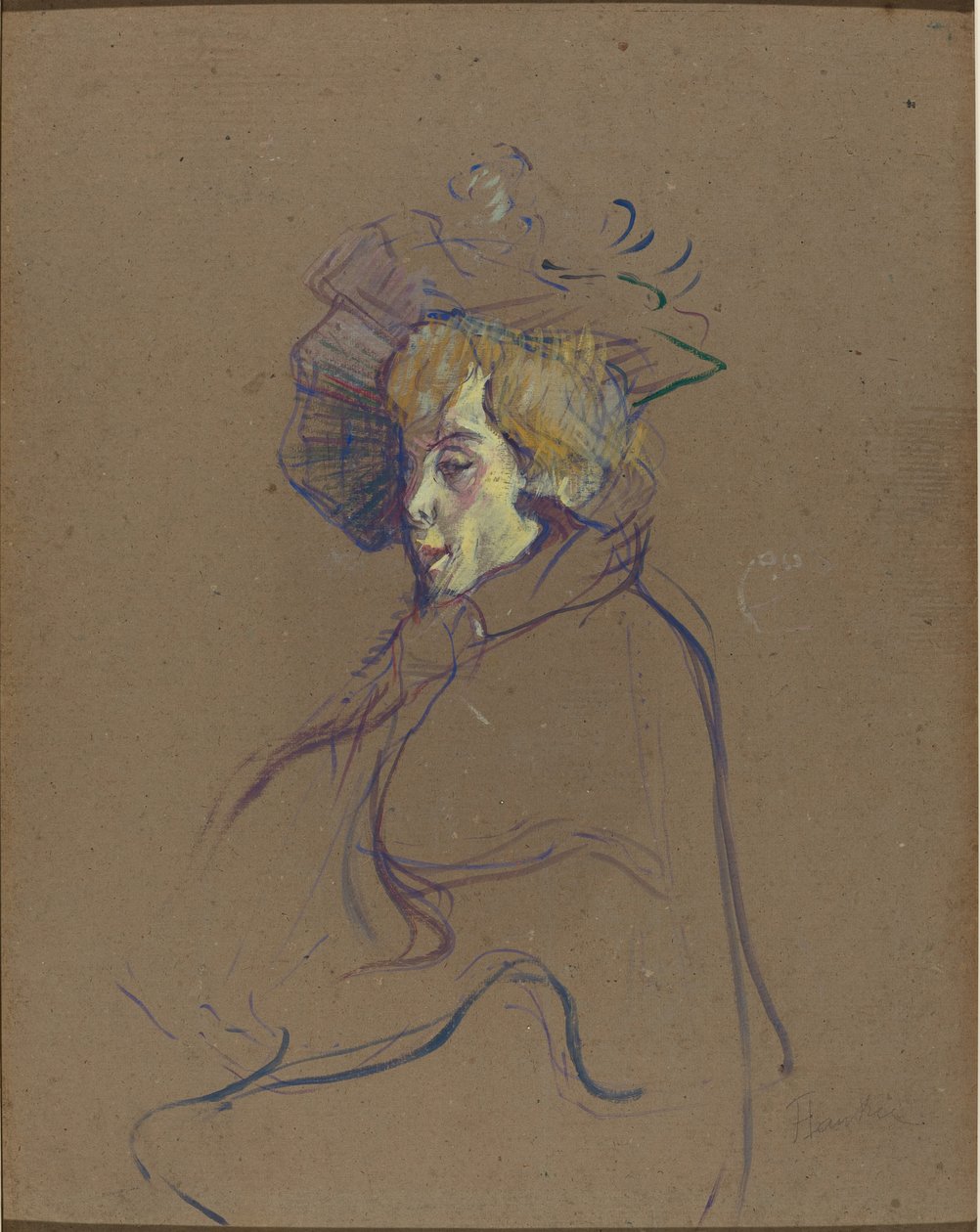 Jane Avril alkotó: Henri de Toulouse Lautrec