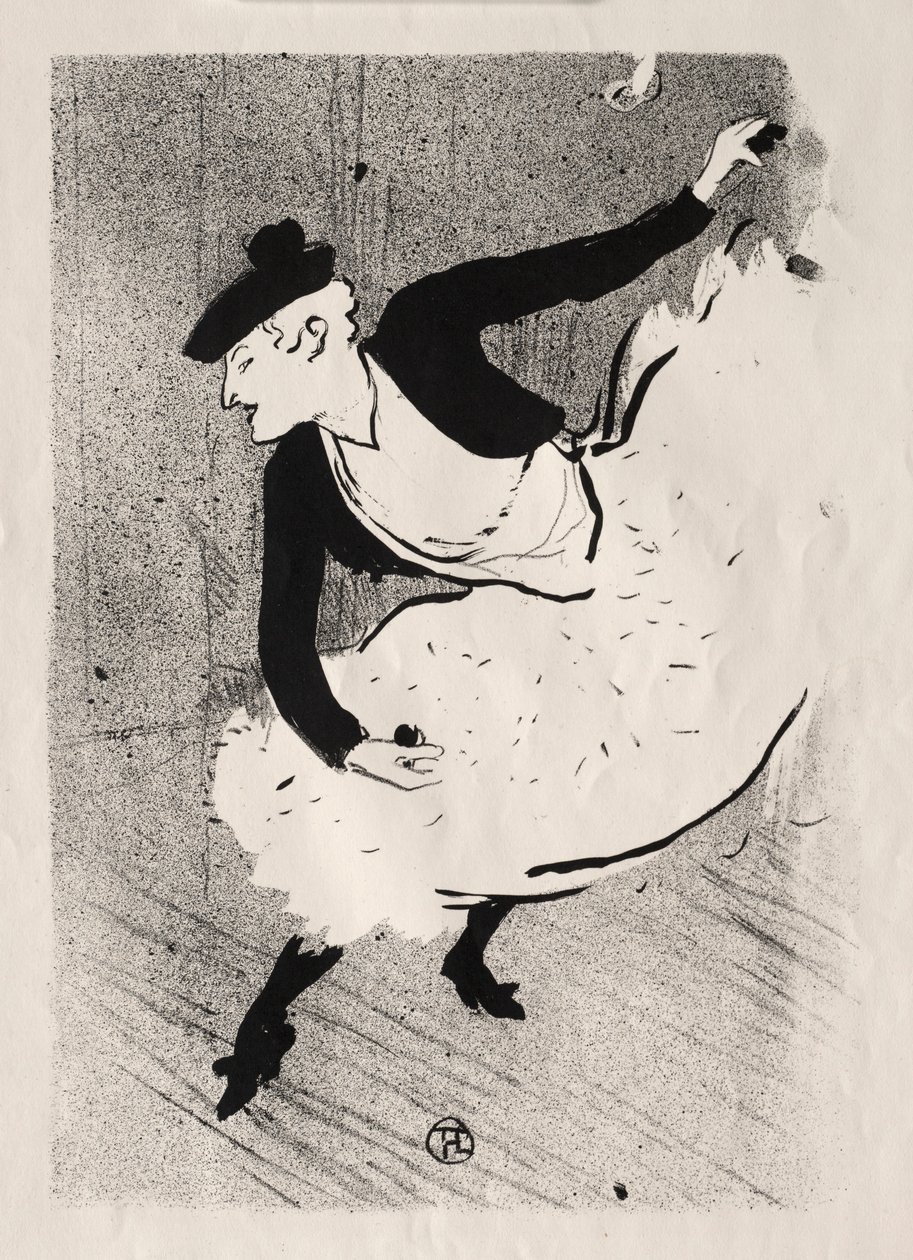 A kávézó-koncert: Edmée Lescot, 1893. alkotó: Henri de Toulouse Lautrec