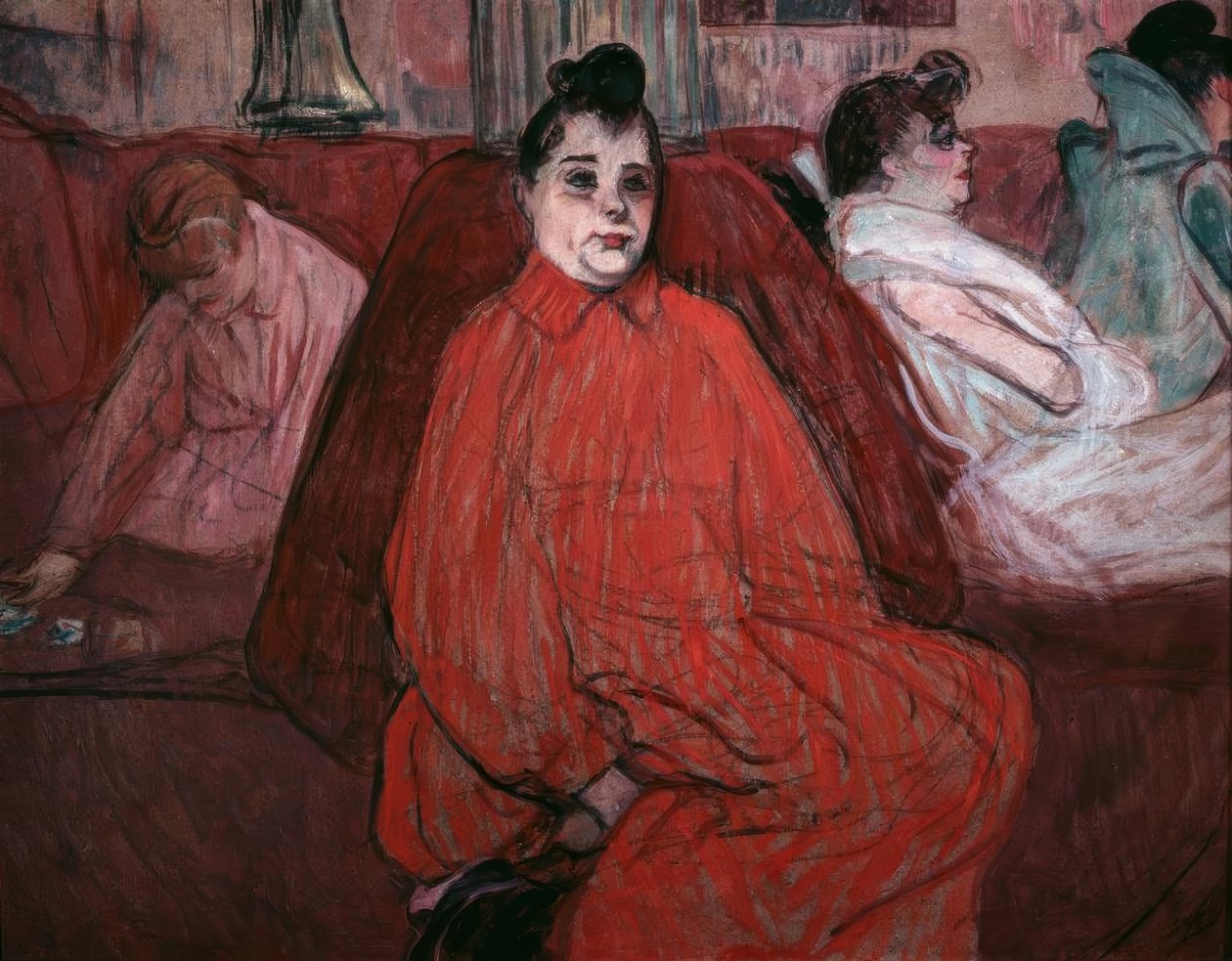 A kanapé (A kanapé) alkotó: Henri de Toulouse Lautrec