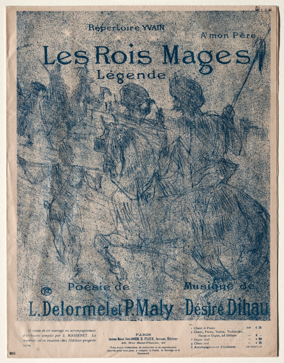 A mágusok, 1899. alkotó: Henri de Toulouse Lautrec