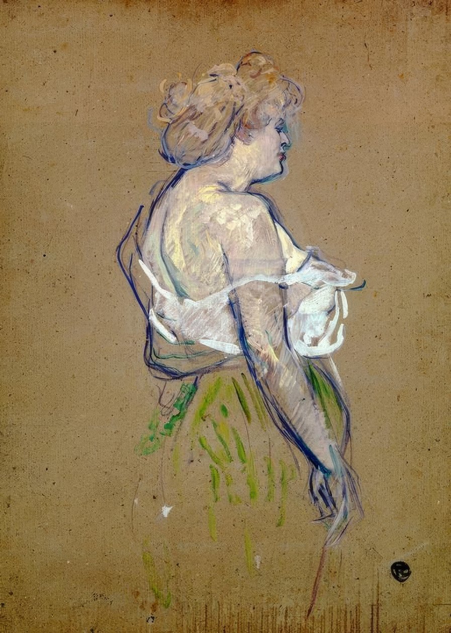 Miss Lucie Bellanger alkotó: Henri de Toulouse Lautrec
