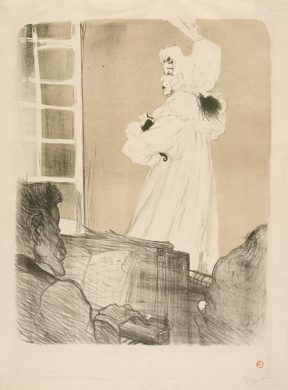 Miss May Belfort, 1895. alkotó: Henri de Toulouse Lautrec