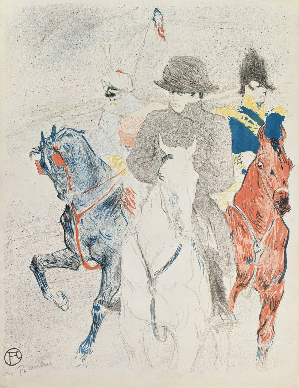 Napóleon lovaglás, 1895 alkotó: Henri de Toulouse Lautrec