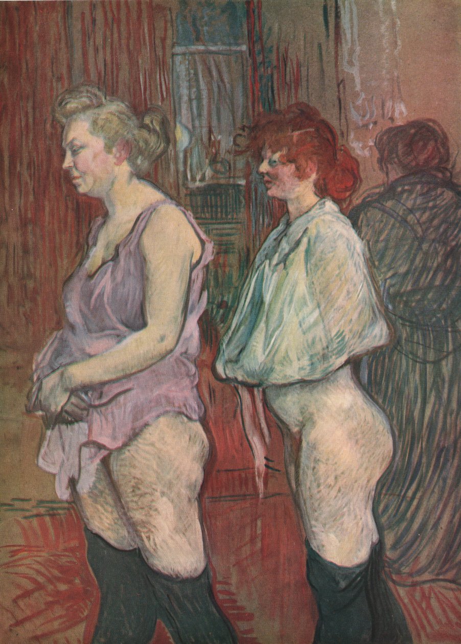„Rue des Moulins”, 1894, 1952. alkotó: Henri de Toulouse Lautrec