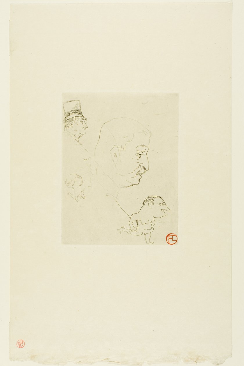 Vázlat alkotó: Henri de Toulouse Lautrec