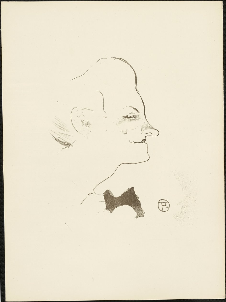 Yvette Guilbert, a Le Café-Concert-től alkotó: Henri de Toulouse Lautrec