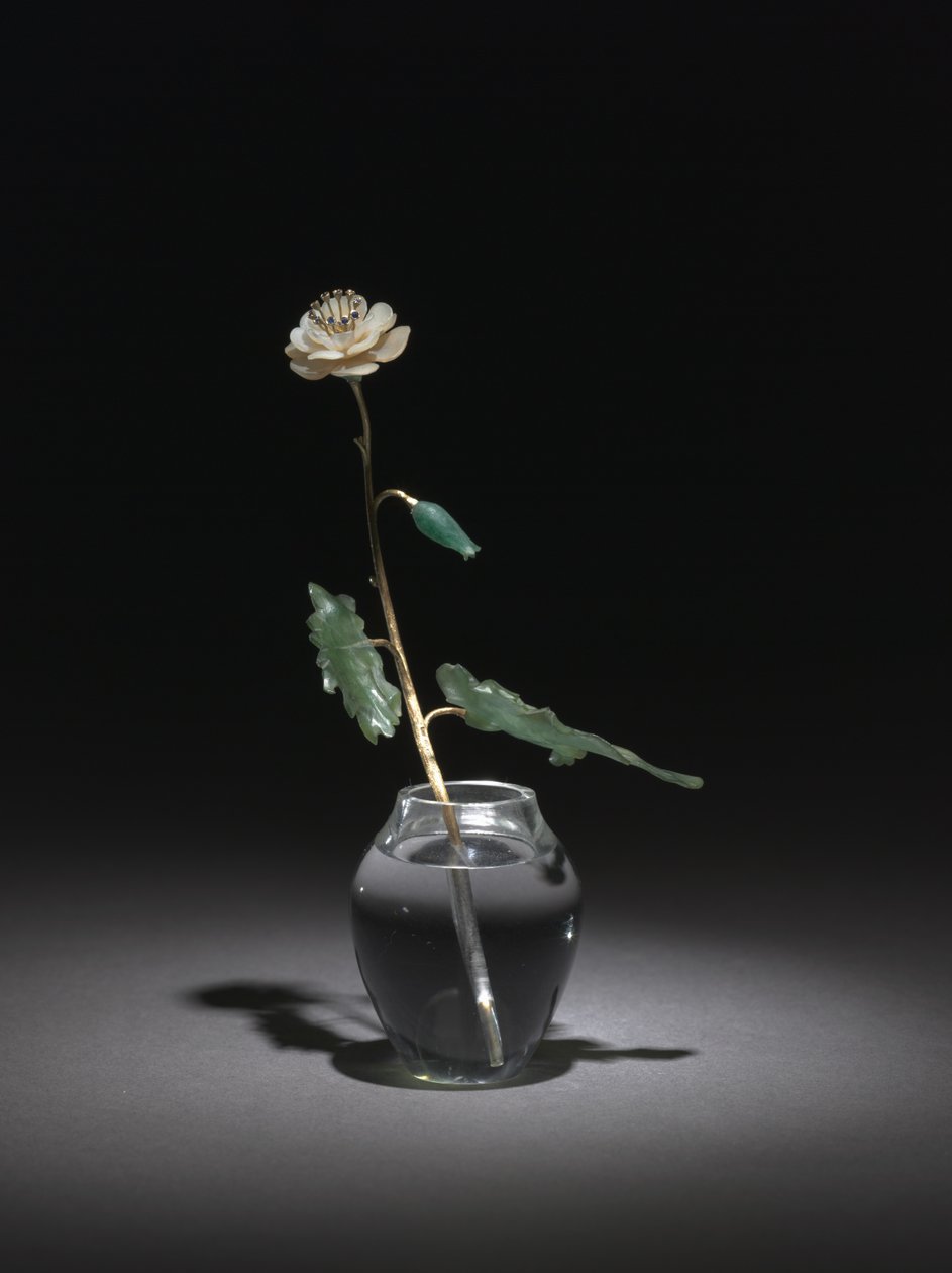 Fehér Virág, Peter Carl Fabergé cége alkotó: Henrik Wigstrom