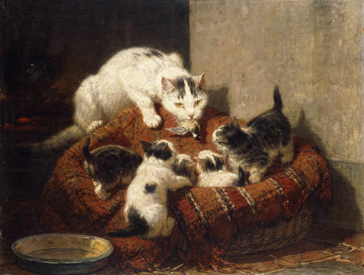 Tollas ajándék, alkotó: Henriëtte Ronner Knip
