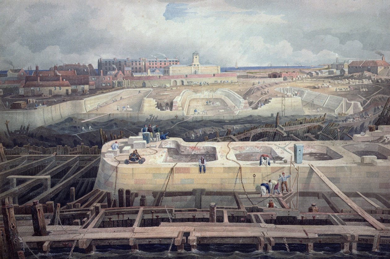 Kikötők építése alkotó: Henry Barlow Carter