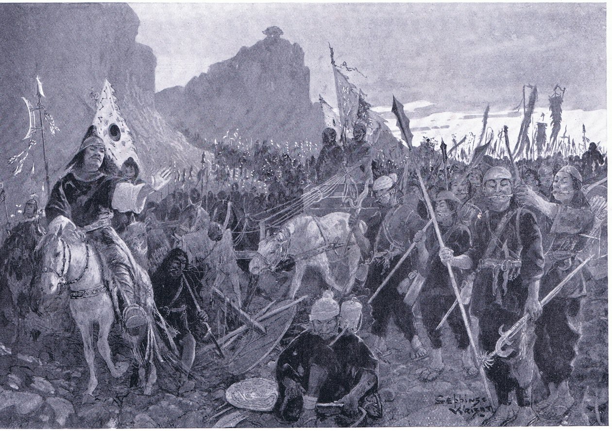 Katonák harapófogóval a szájukban Kr.e. 1000 alkotó: Henry Charles Seppings Wright