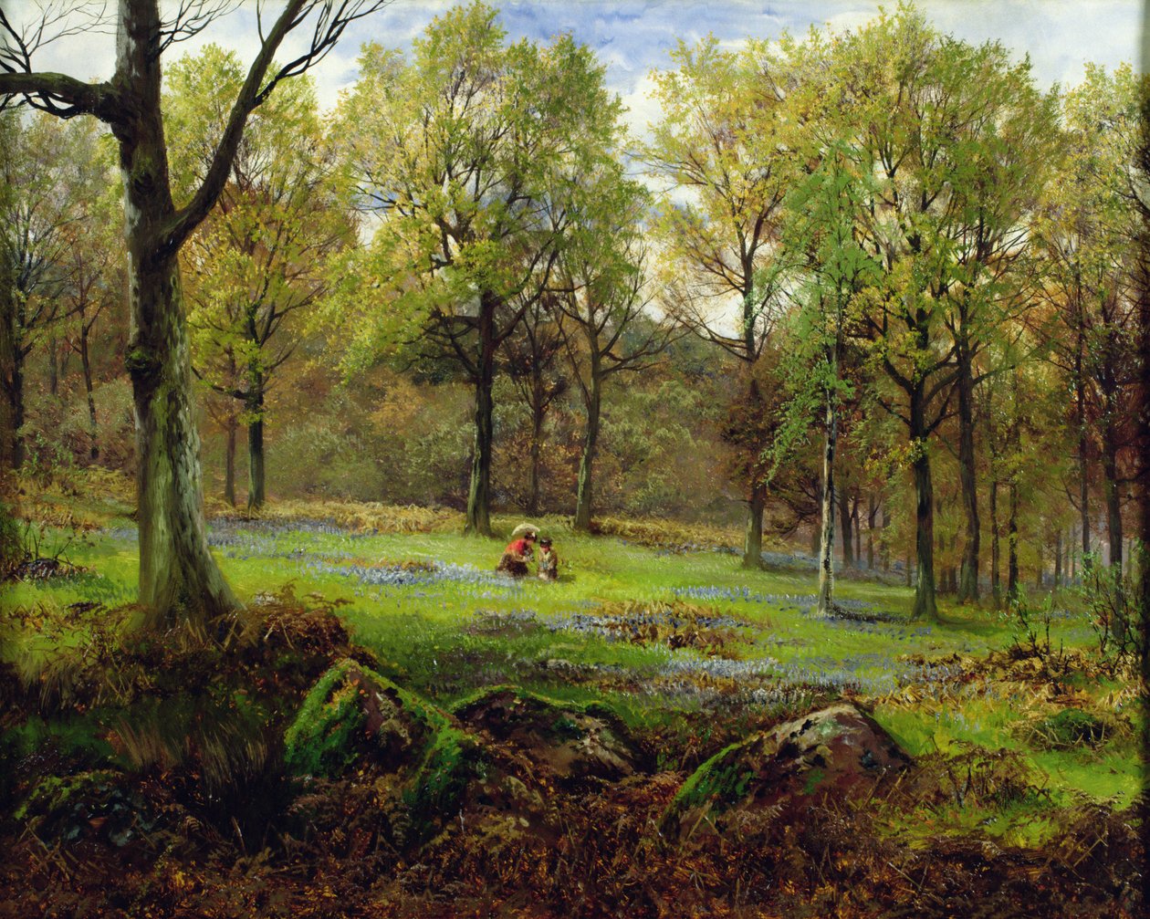 Az erdőben alkotó: Henry Crossland
