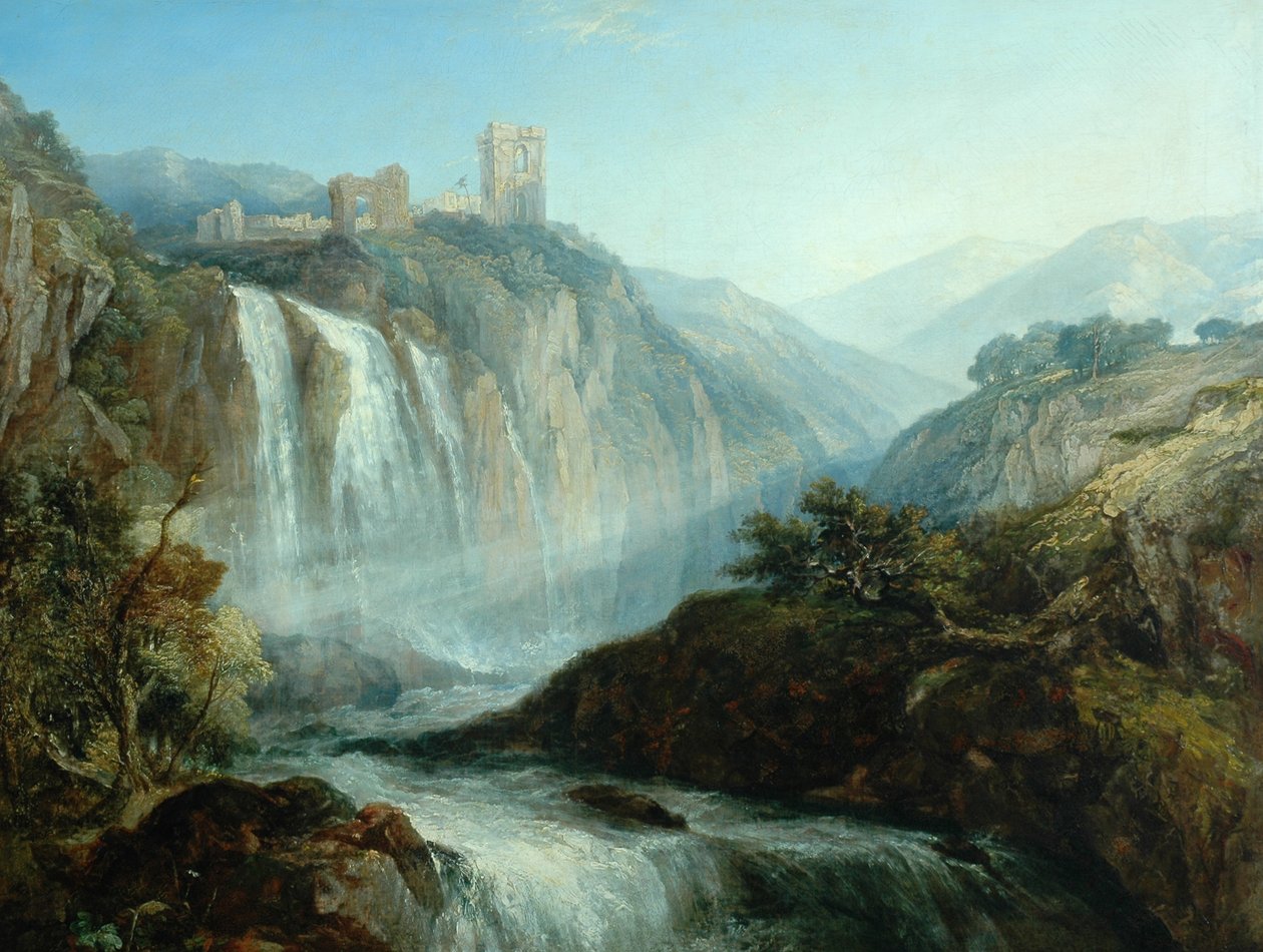 A Tivoli vízesés alkotó: Henry Dawson