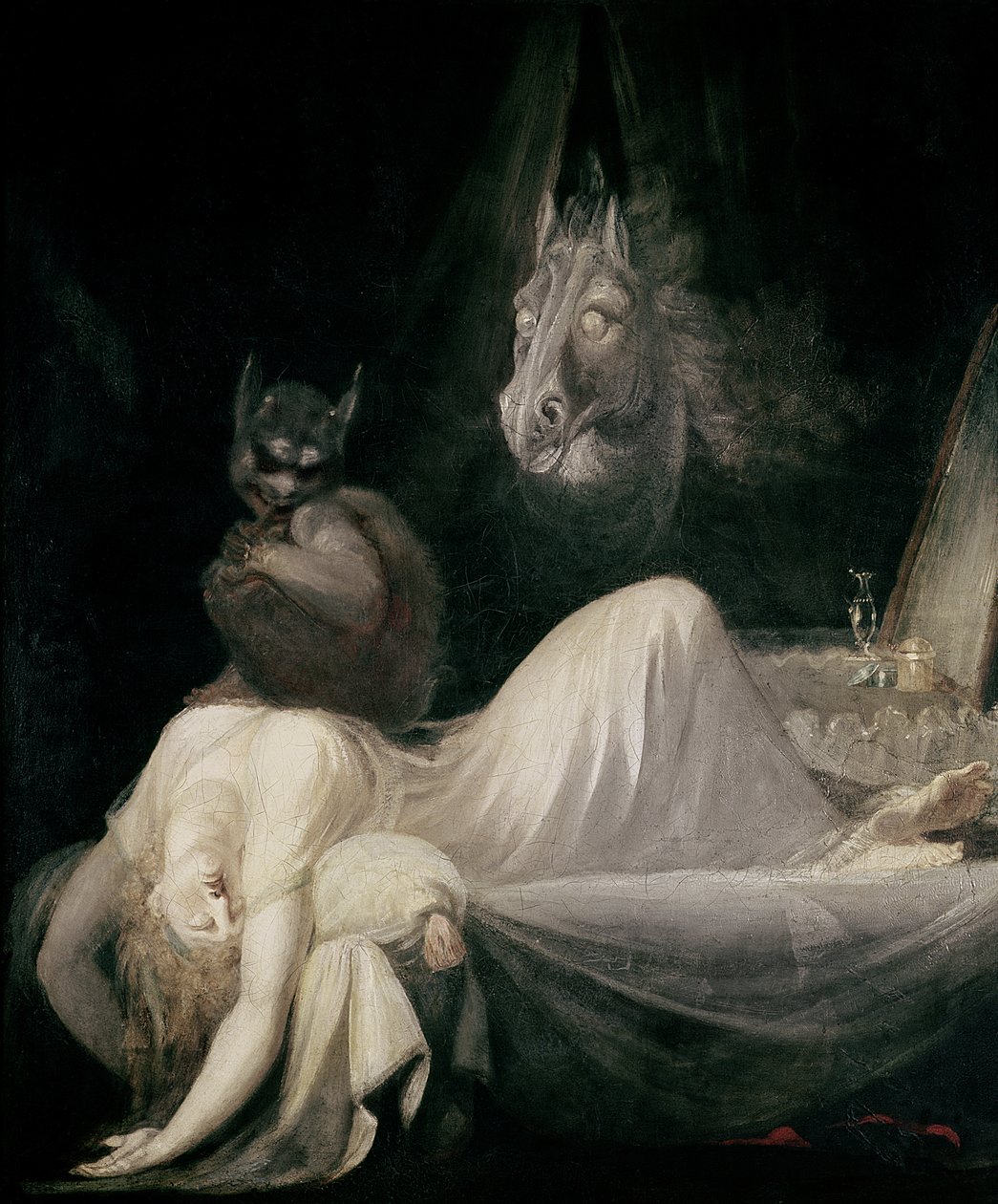 A rémálom, 1781 körül alkotó: Johann Heinrich Füssli